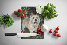 Load image into Gallery viewer, Cairn Terrier Apples Glass Cutting Boards – Durable, Decorative Kitchen Art Large PPP3042LCB