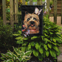 Load image into Gallery viewer, Cairn Terrier Butterfly Garden Flag – Decorative Outdoor Yard Flag PPP3047GF