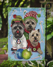 Load image into Gallery viewer, Cairn Terrier Christmas Elves Garden Flag – Decorative Outdoor Yard Flag PPP3050GF