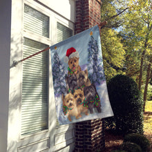Load image into Gallery viewer, Cairn Terrier Christmas Family Tree Flag Canvas House Size PPP3051CHF