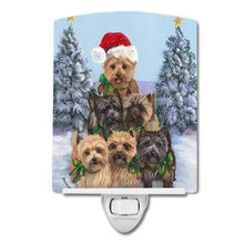 Load image into Gallery viewer, Cairn Terrier Christmas Family Tree Ceramic Night Light PPP3051CNL