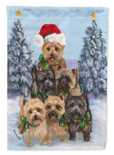 Load image into Gallery viewer, Cairn Terrier Christmas Family Tree Garden Flag – Decorative Outdoor Yard Flag PPP3051GF