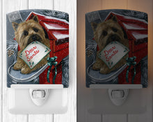 Load image into Gallery viewer, Cairn Terrier Christmas Letter to Santa Ceramic Night Light PPP3054CNL