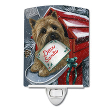 Load image into Gallery viewer, Cairn Terrier Christmas Letter to Santa Ceramic Night Light PPP3054CNL