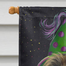 Load image into Gallery viewer, Cairn Terrier Halloween PeekaBoo Flag Canvas House Size PPP3056CHF