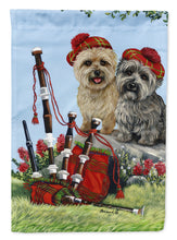 Load image into Gallery viewer, Cairn Terrier Pipers Flag Canvas House Size PPP3057CHF