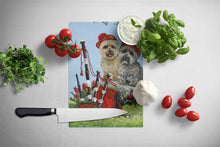 Load image into Gallery viewer, Cairn Terrier Pipers Glass Cutting Boards – Durable, Decorative Kitchen Art Large PPP3057LCB