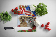 Load image into Gallery viewer, Cairn Terrier USA Glass Cutting Boards – Durable, Decorative Kitchen Art Large PPP3060LCB