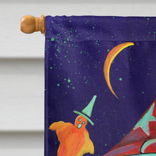 Load image into Gallery viewer, Cairn Terrier Halloween Witch Flag Canvas House Size PPP3061CHF