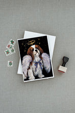 Load image into Gallery viewer, Cavalier Spaniel Christmas Angel Greeting Cards -  Blank Note Cards – 8-Pack of Artist-Designed Cards with Envelopes