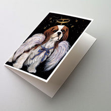 Load image into Gallery viewer, Cavalier Spaniel Christmas Angel Greeting Cards -  Blank Note Cards – 8-Pack of Artist-Designed Cards with Envelopes