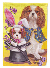 Load image into Gallery viewer, Cavalier Spaniel Easter Magic Flag Canvas House Size PPP3065CHF