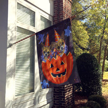 Load image into Gallery viewer, Chihuahua Halloweenies Flag Canvas House Size PPP3070CHF