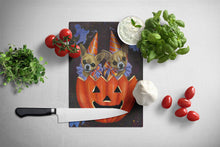 Load image into Gallery viewer, Chihuahua Halloweenies Glass Cutting Boards – Durable, Decorative Kitchen Art Large PPP3070LCB