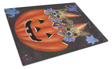 Load image into Gallery viewer, Chihuahua Halloweenies Glass Cutting Boards – Durable, Decorative Kitchen Art Large PPP3070LCB