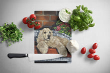 Load image into Gallery viewer, Cocker Spaniel Life is Good Glass Cutting Boards – Durable, Decorative Kitchen Art Large PPP3074LCB