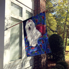 Load image into Gallery viewer, Coton De Tulear Royalty Flag Canvas House Size PPP3079CHF