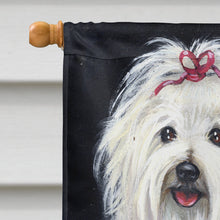 Load image into Gallery viewer, Coton De Tulear Royalty Flag Canvas House Size PPP3079CHF
