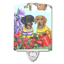 Load image into Gallery viewer, Dachshund Blooms Ceramic Night Light PPP3080CNL