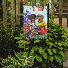 Load image into Gallery viewer, Dachshund Blooms Garden Flag – Decorative Outdoor Yard Flag PPP3080GF