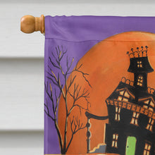 Load image into Gallery viewer, Dachshund Halloween Haunted House Flag Canvas House Size PPP3082CHF