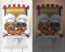 Load image into Gallery viewer, Dachshund Hot Dog Stand Ceramic Night Light PPP3083CNL