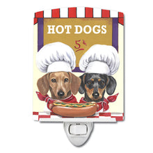 Load image into Gallery viewer, Dachshund Hot Dog Stand Ceramic Night Light PPP3083CNL