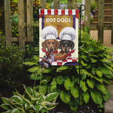 Load image into Gallery viewer, Dachshund Hot Dog Stand Garden Flag – Decorative Outdoor Yard Flag PPP3083GF