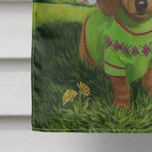 Load image into Gallery viewer, Dachshund Hot Doggies Flag Canvas House Size PPP3084CHF