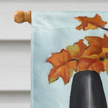 Load image into Gallery viewer, Dachshund Thanksgiving Pilgrims Flag Canvas House Size PPP3087CHF