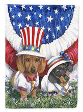 Load image into Gallery viewer, Dachshund USA Garden Flag – Decorative Outdoor Yard Flag PPP3088GF