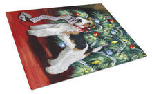 Load image into Gallery viewer, Fox Terrier Christmas Dear Santa Glass Cutting Boards – Durable, Decorative Kitchen Art Large PPP3092LCB