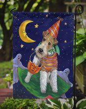 Load image into Gallery viewer, Fox Terrier Halloween Trick or Treat Garden Flag – Decorative Outdoor Yard Flag PPP3093GF