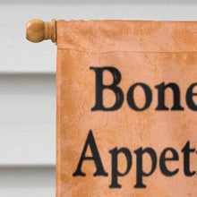 Load image into Gallery viewer, French Bulldog Bone Appetit Flag Canvas House Size PPP3096CHF