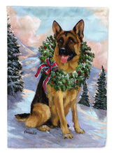 Load image into Gallery viewer, German Shepherd Christmas Honor Garden Flag – Decorative Outdoor Yard Flag PPP3098GF