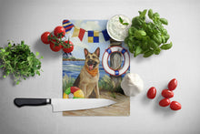 Load image into Gallery viewer, German Shepherd Life Saver Glass Cutting Boards – Durable, Decorative Kitchen Art Large PPP3099LCB