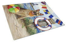 Load image into Gallery viewer, German Shepherd Life Saver Glass Cutting Boards – Durable, Decorative Kitchen Art Large PPP3099LCB