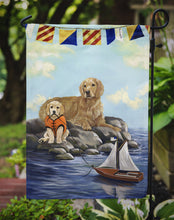 Load image into Gallery viewer, Golden Retriever Retreat Garden Flag – Decorative Outdoor Yard Flag PPP3100GF
