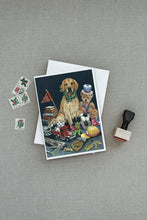Load image into Gallery viewer, Golden Retriever Toys Greeting Cards -  Blank Note Cards – 8-Pack of Artist-Designed Cards with Envelopes