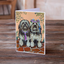Load image into Gallery viewer, Lowchen Greeting Cards -  Blank Note Cards – 8-Pack of Artist-Designed Cards with Envelopes