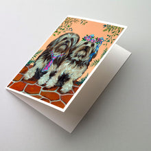Load image into Gallery viewer, Lowchen Greeting Cards -  Blank Note Cards – 8-Pack of Artist-Designed Cards with Envelopes