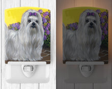 Load image into Gallery viewer, Maltese Patio Princess Ceramic Night Light PPP3113CNL