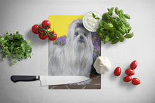 Load image into Gallery viewer, Maltese Patio Princess Glass Cutting Boards – Durable, Decorative Kitchen Art Large PPP3113LCB