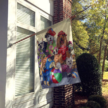 Load image into Gallery viewer, Dogs Mutli-Breed Neighborhood Flag Canvas House Size PPP3115CHF