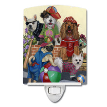 Load image into Gallery viewer, Dogs Mutli-Breed Neighborhood Ceramic Night Light PPP3115CNL