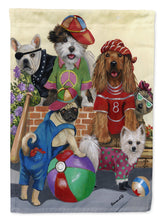 Load image into Gallery viewer, Dogs Mutli-Breed Neighborhood Garden Flag – Decorative Outdoor Yard Flag PPP3115GF