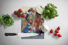 Load image into Gallery viewer, Dogs Mutli-Breed Neighborhood Glass Cutting Boards – Durable, Decorative Kitchen Art Large PPP3115LCB
