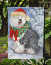 Load image into Gallery viewer, Old English Sheepdog Christmas Garden Flag – Decorative Outdoor Yard Flag PPP3117GF