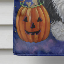 Load image into Gallery viewer, Old English Sheepdog Halloween Flag Canvas House Size PPP3118CHF