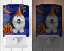 Load image into Gallery viewer, Old English Sheepdog Halloween Ceramic Night Light PPP3118CNL